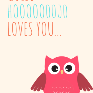 Guess hooo loves you greeting card valentines day babsi george delivery