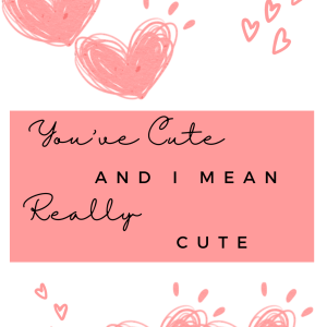You're cute greeting card valentines day babsi george delivery