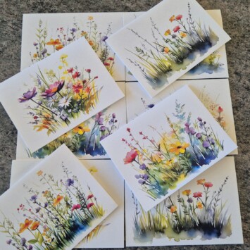 Wildflower Greeting Card