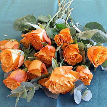 Rose Bouquet - Orange