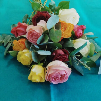 Rose Bouquet - Rainbow