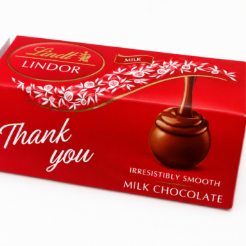Lindt Lindor Milk Chocolate 3 ball, 37g